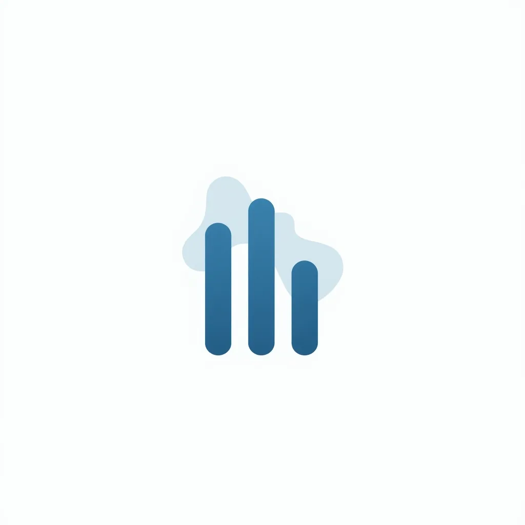 Абстрактный знак с восходящей волной, сгенерирован моделью Flux Dev