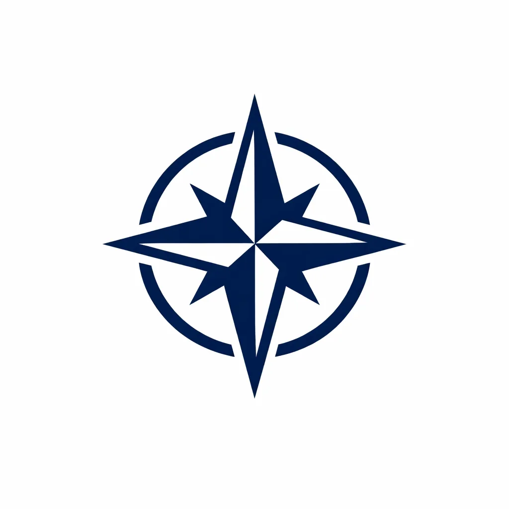 Знак-компас для тревел-бренда, сгенерирован моделью GPT Image 1.5